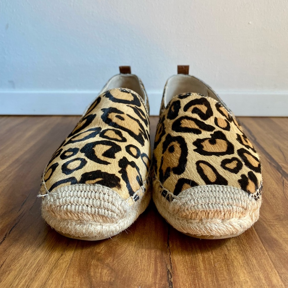 Sam Edelman Khloe Leopard Calf Hair Espadrilles - Picture 5 of 12